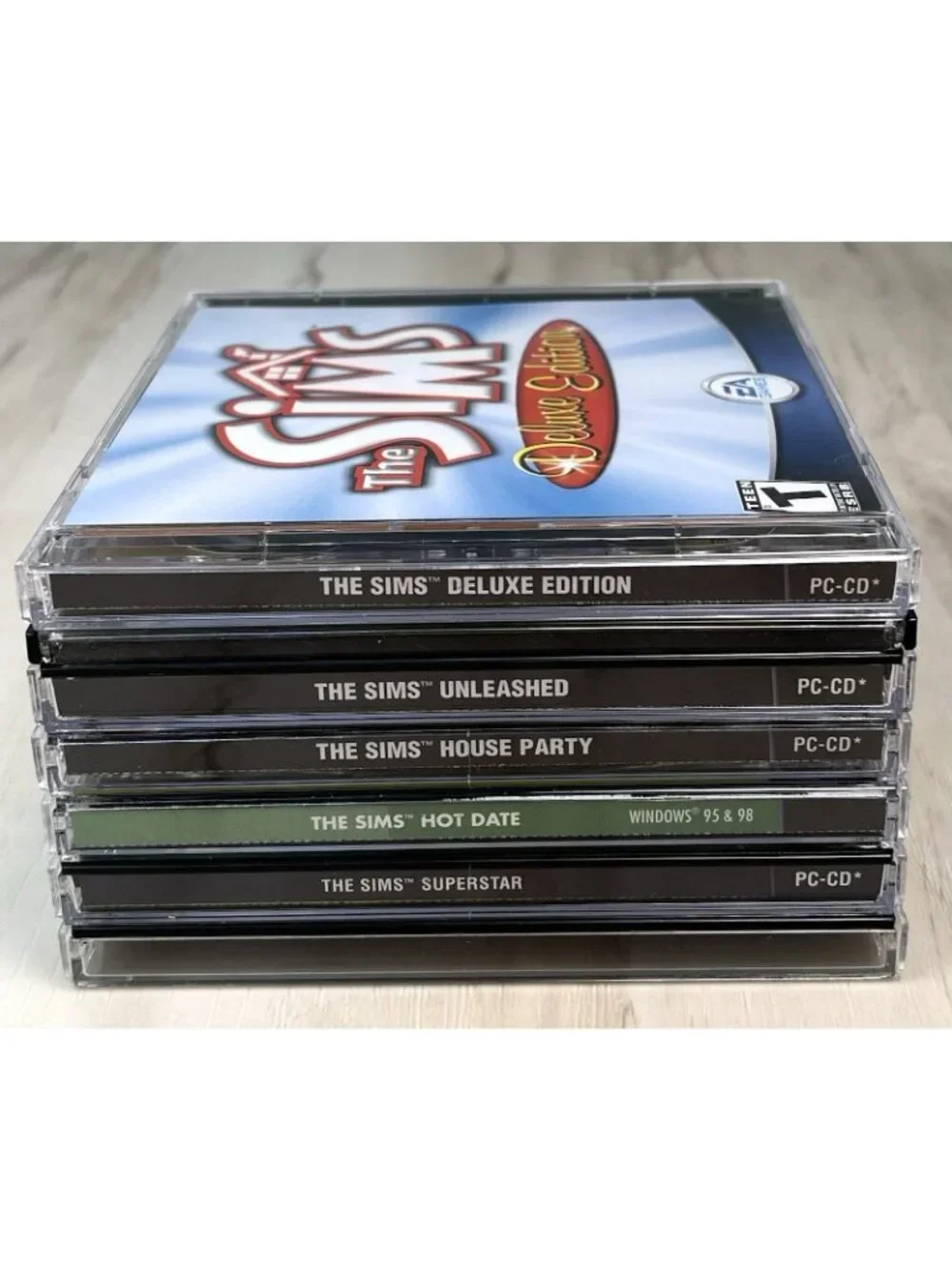 The Sims Deluxe Edition Sims 2 Sneak Preview +4 Expansion Packs & Mall Tycoon PC